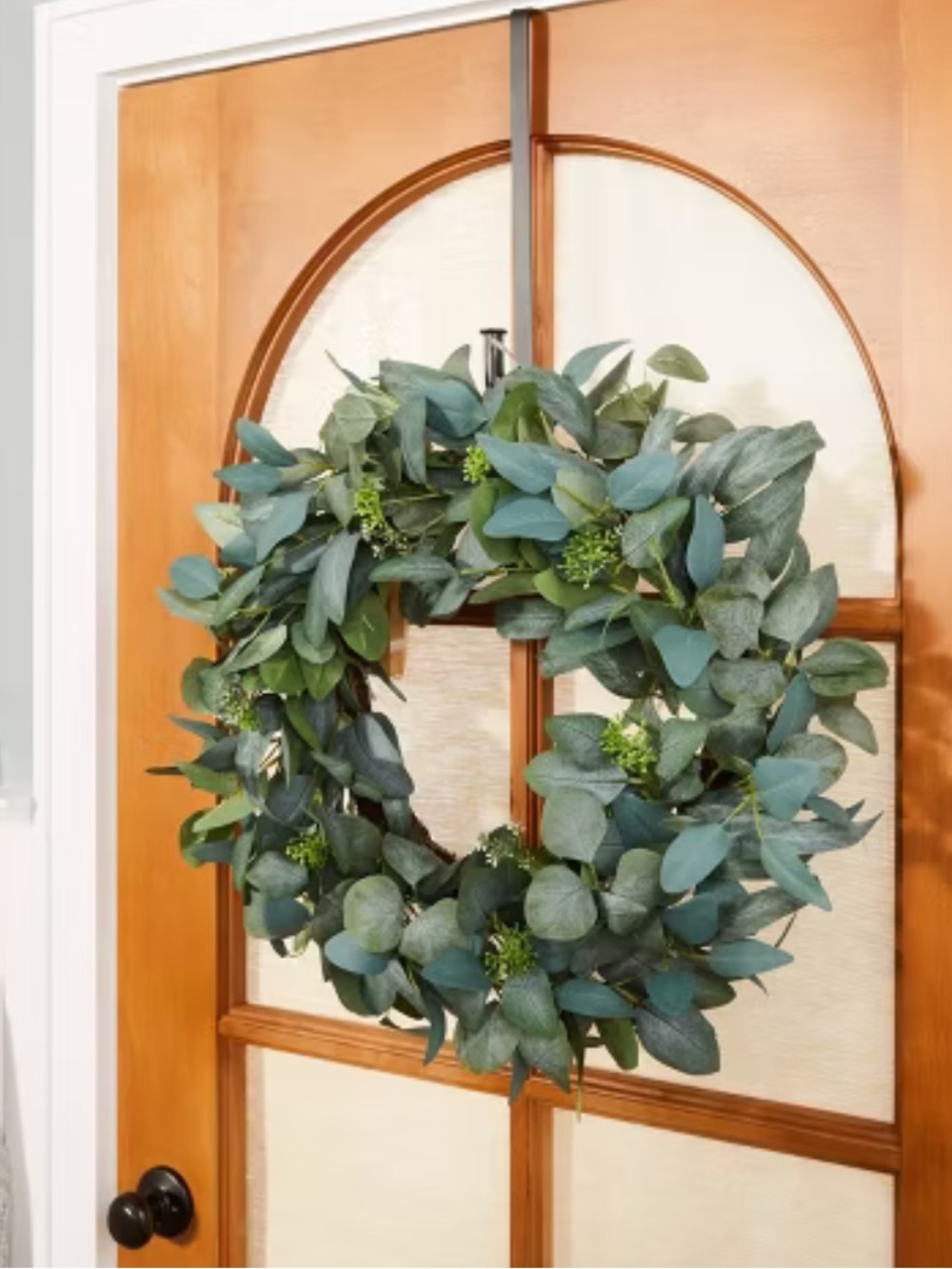 NWT 24” Hearth & Hand 24" Faux Mixed Eucalyptus Wreath